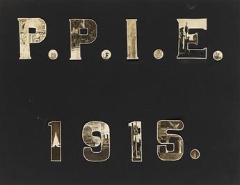 (SAN FRANCISCO--PAN PACIFIC INTERNATIONAL EXPOSITION) Large and meticulously compiled album containing approximately 330  photographs o